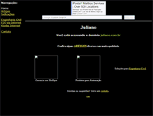 Tablet Screenshot of juliano.com.br